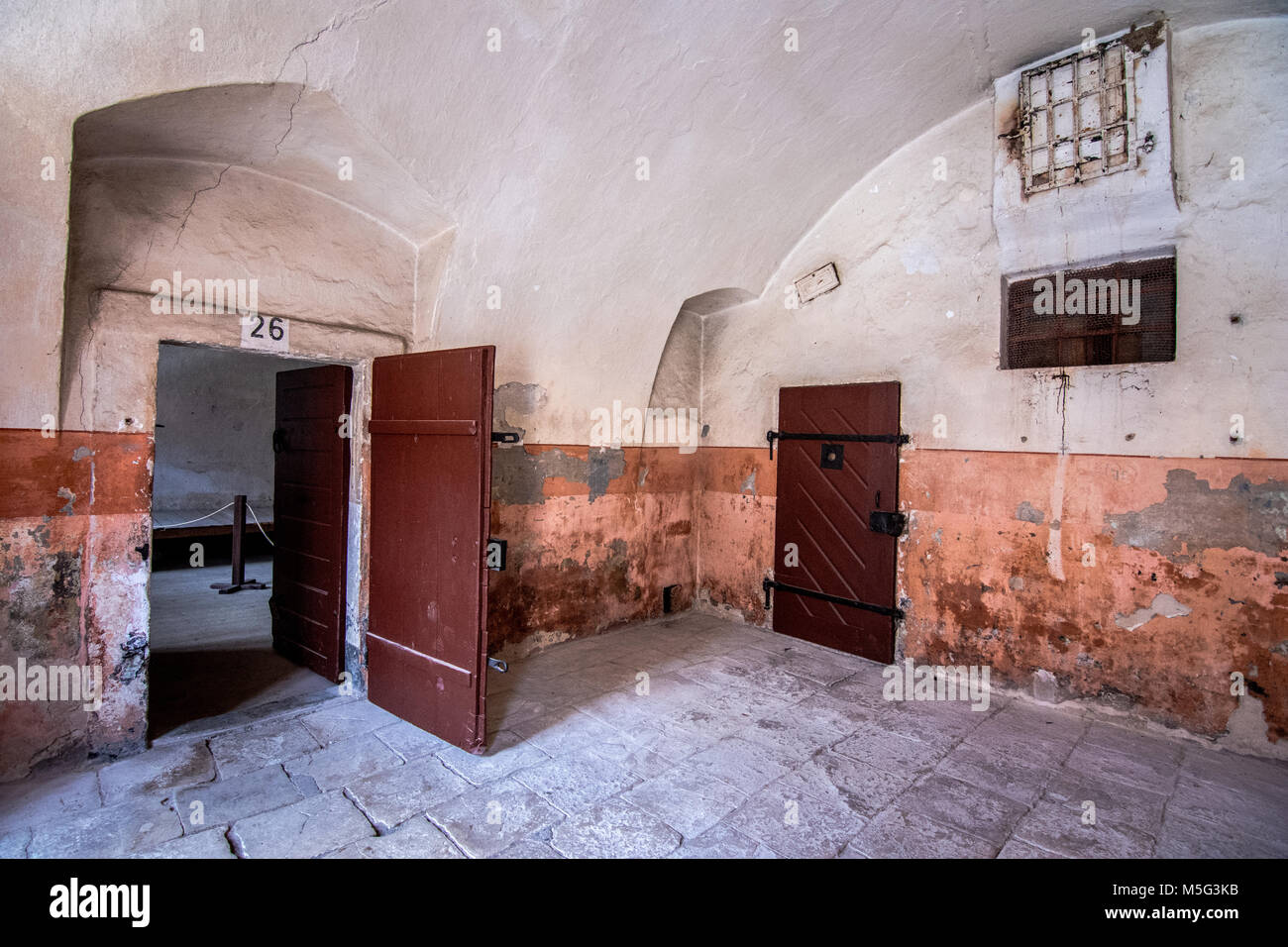 Die Terezin Memorial War Eine Mittelalterliche Militarische