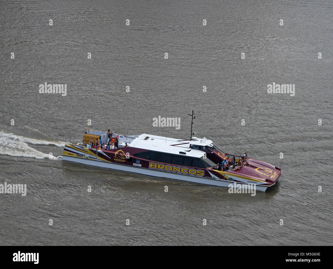 River Taxi, Brisbane River, Brisbane, Australien Stockfoto