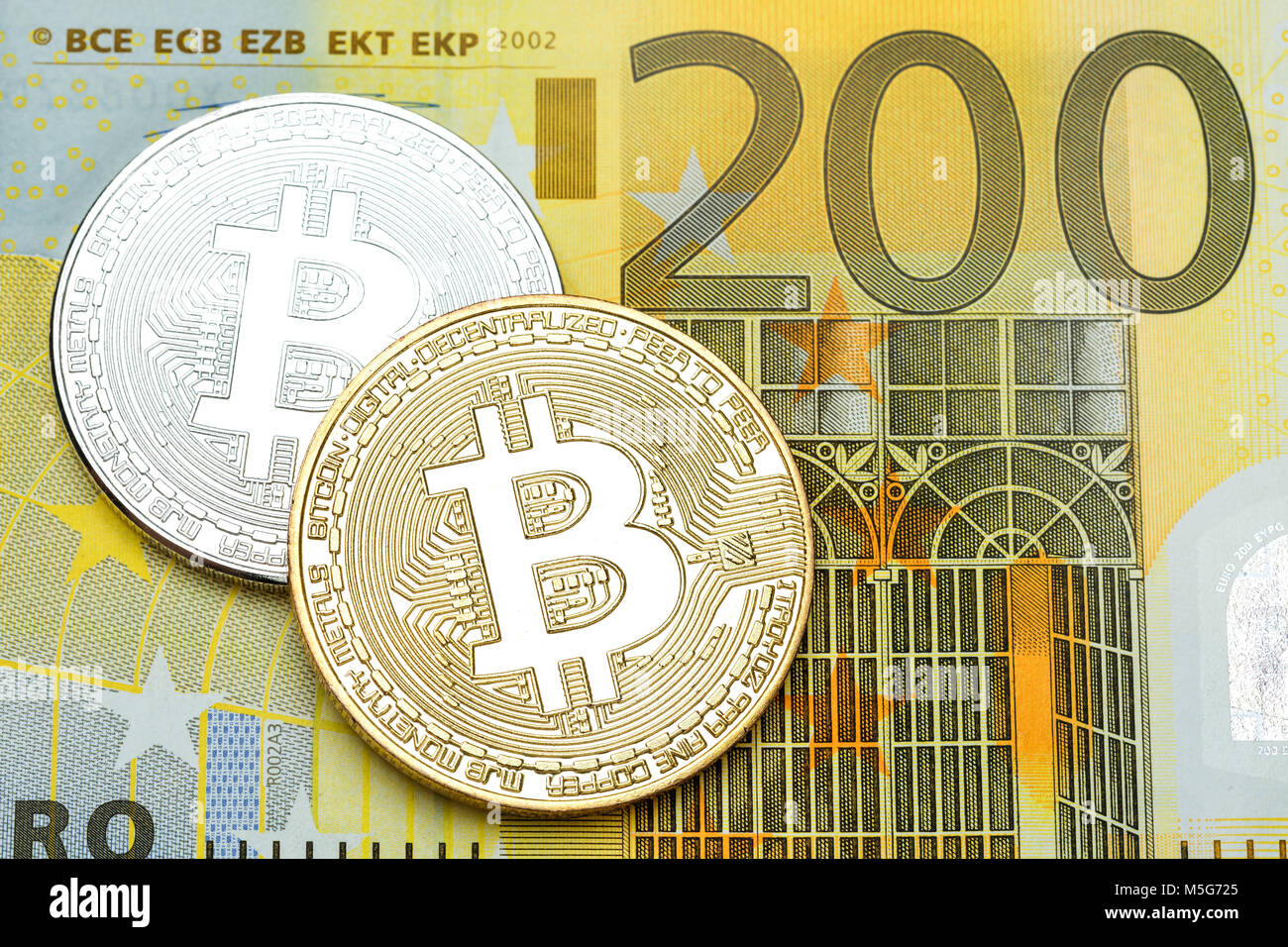 200 euro banknote bitcoin -Fotos und -Bildmaterial in hoher Auflösung –  Alamy