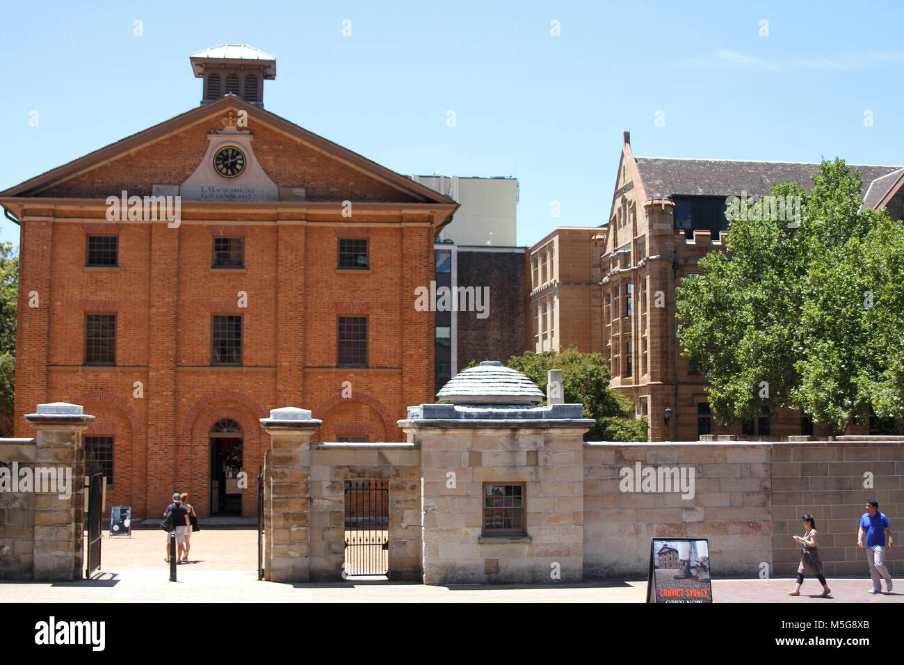 Hyde Park Barracks Museum, Sydney, Australien Stockfoto