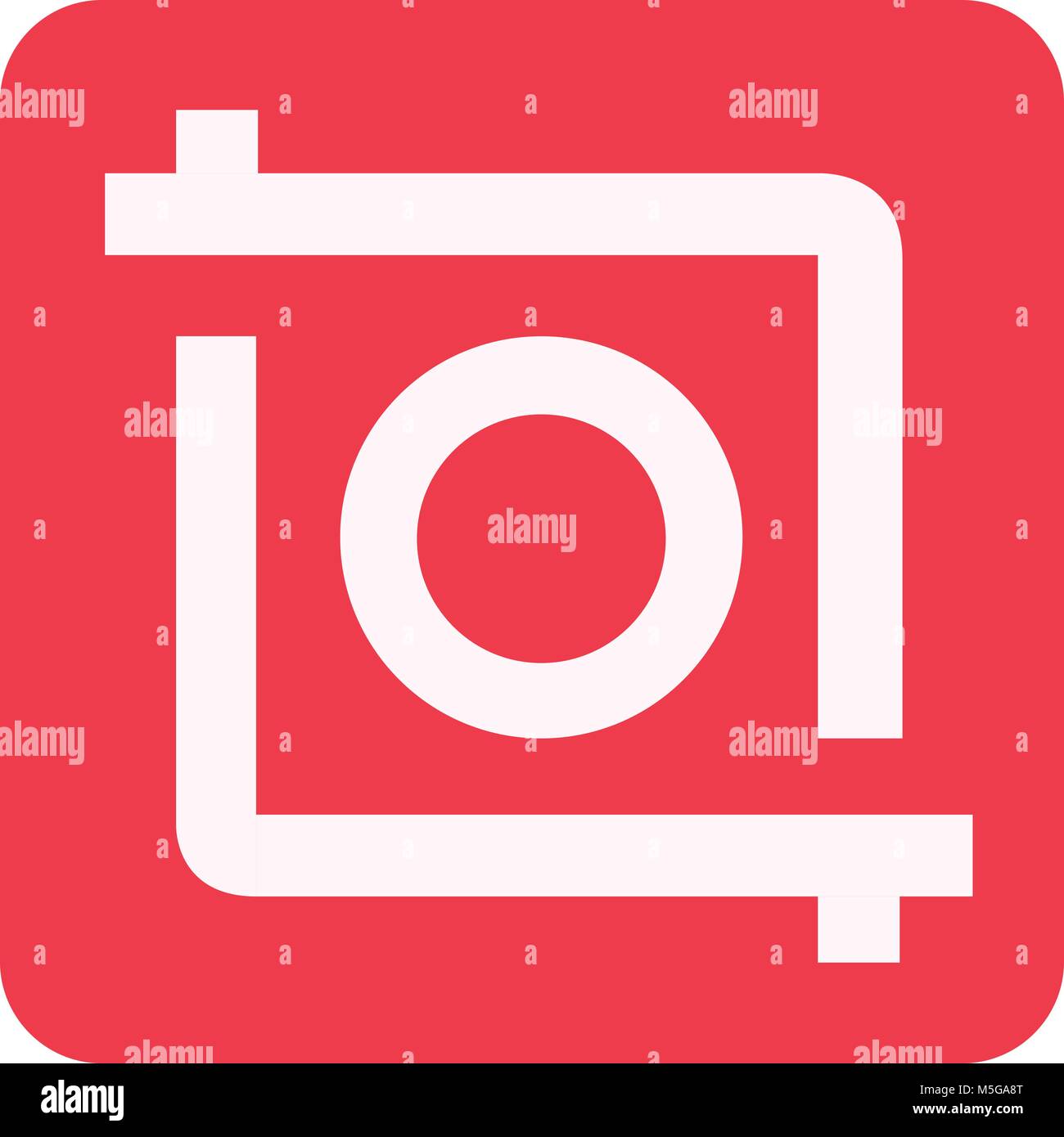 Symbol Kamera, Vector Illustration Stock Vektor