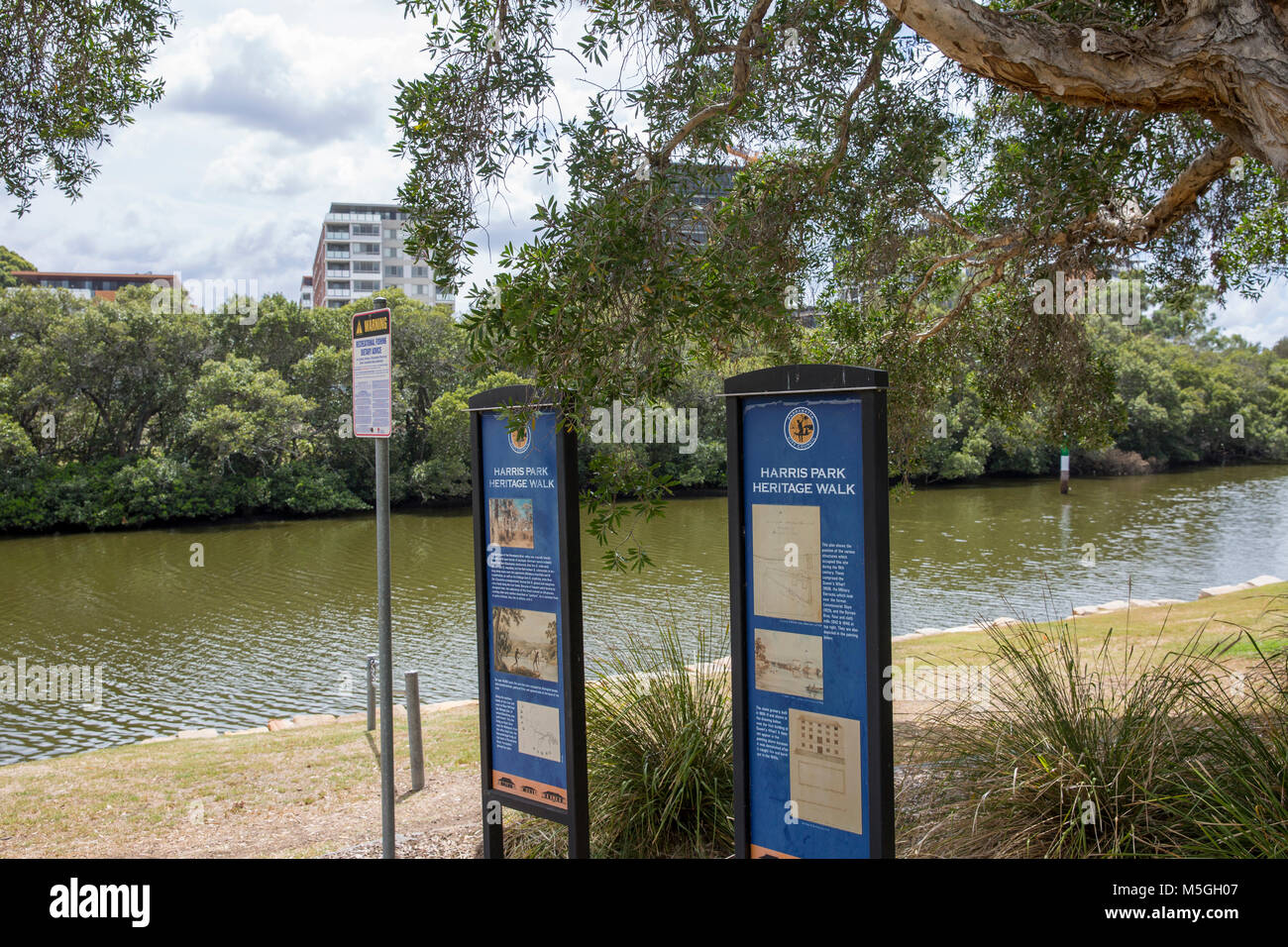 Harris Park Heritage Walk in Parramatta Western Sydney, Australien Stockfoto