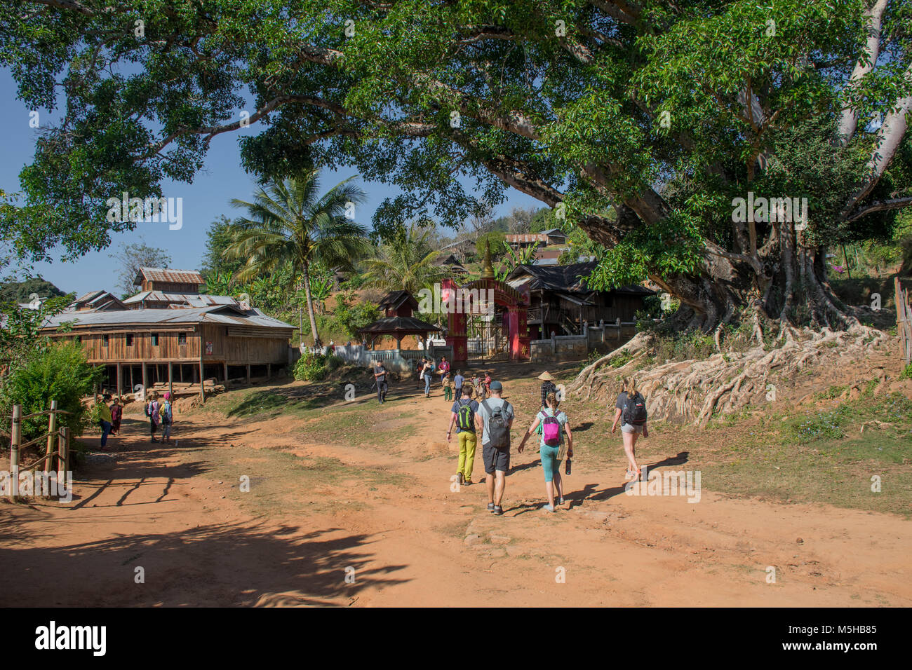 Trekking in Hsipaw, Myanmar Stockfoto