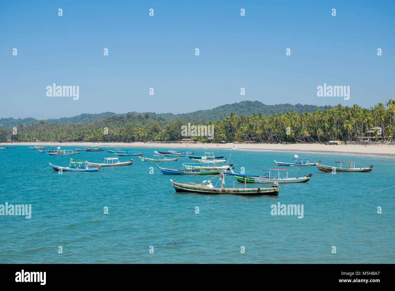 Ngapali Beach, Rakhine, Myanmar Stockfoto