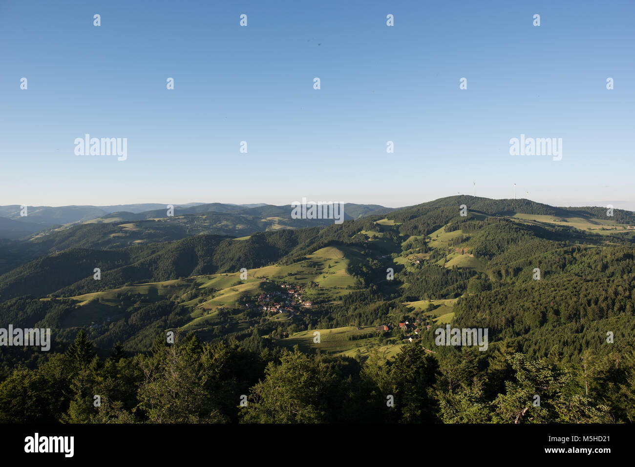 Schwarzwald germyany Blick von der Hohen Möhr Stockfoto