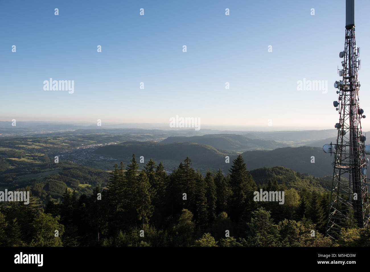 Schwarzwald germyany Blick von der Hohen Möhr Stockfoto