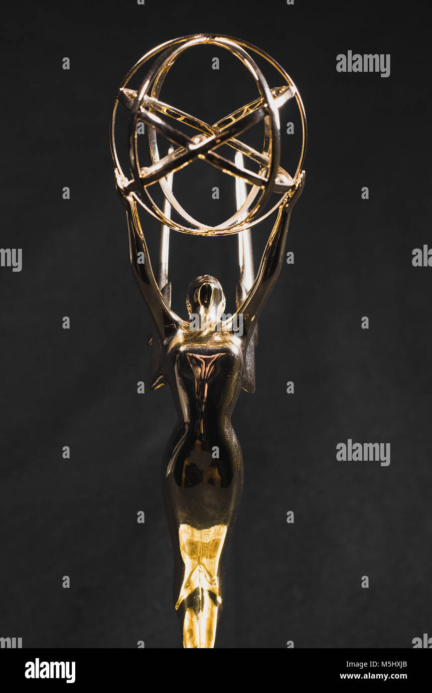 Emmy Award Statue Stockfoto
