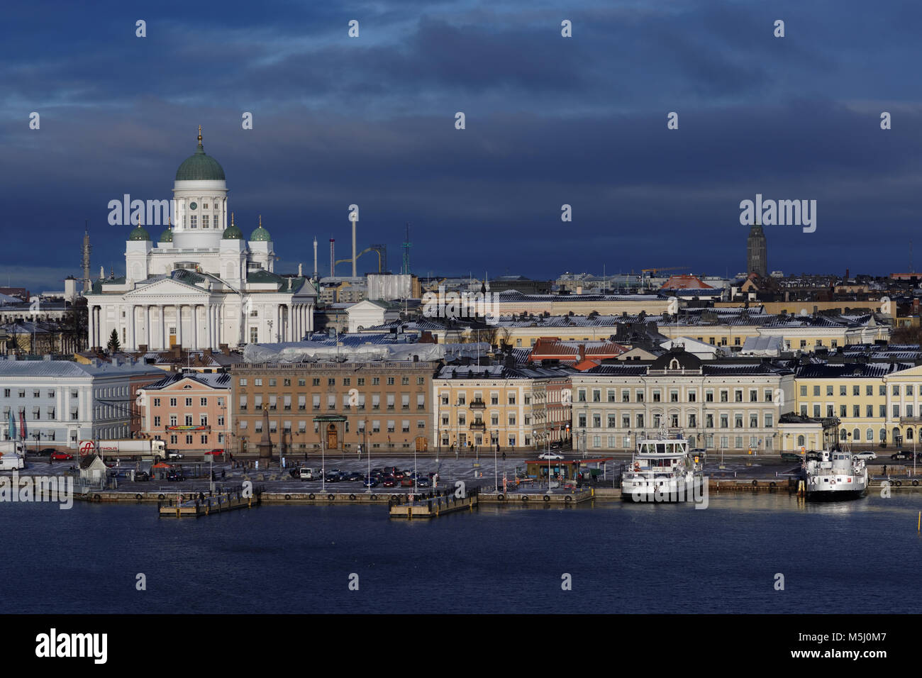 Stadtbild von Helsinki, der Hauptstadt von Finnland Stockfoto