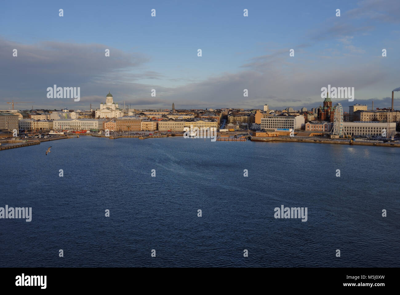 Stadtbild von Helsinki, der Hauptstadt von Finnland Stockfoto