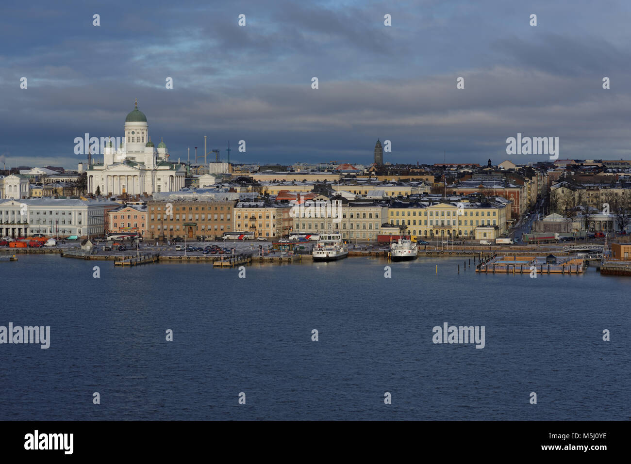 Stadtbild von Helsinki, der Hauptstadt von Finnland Stockfoto