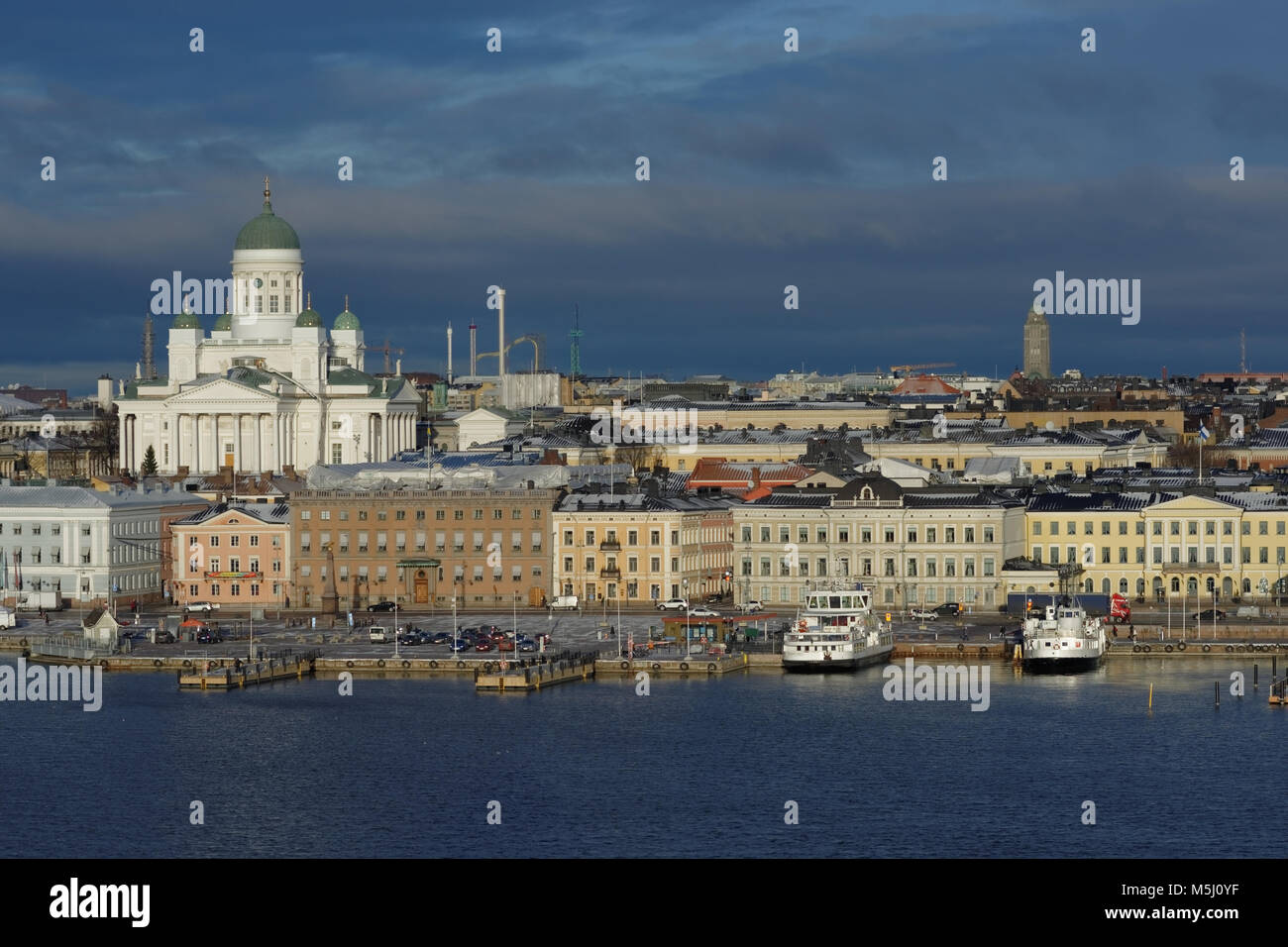 Stadtbild von Helsinki, der Hauptstadt von Finnland Stockfoto