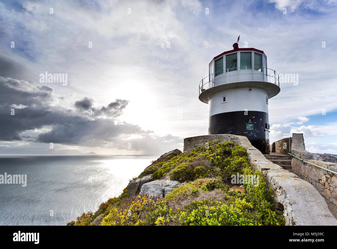 Afrika, Südafrika, Western Cape, Kapstadt, Kap der Guten Hoffnung, Cape Point Nationalpark, Leuchtturm Stockfoto