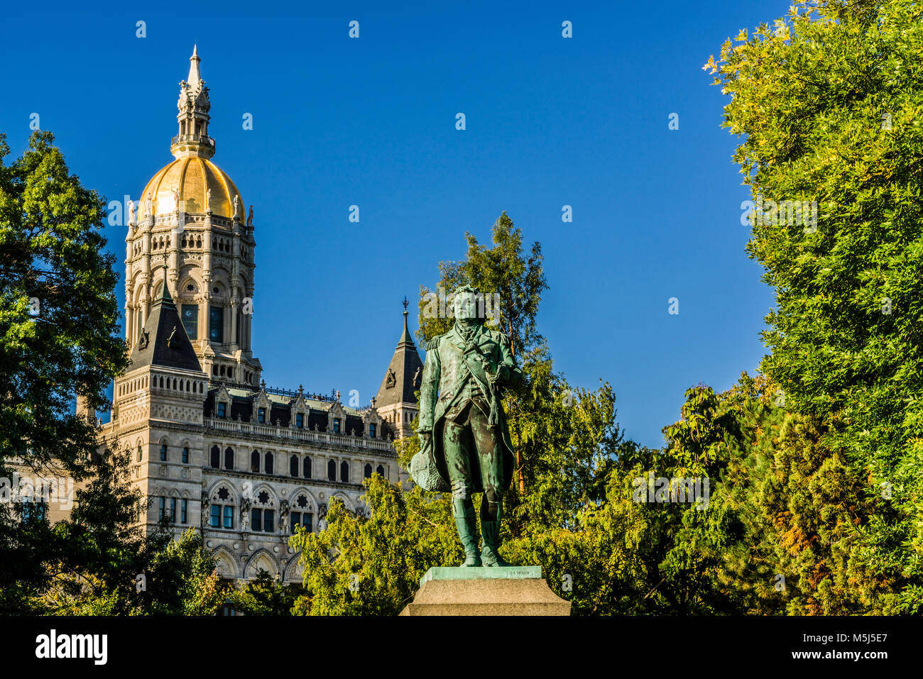 Bushnell Park_Hartford, Connecticut, USA Stockfoto