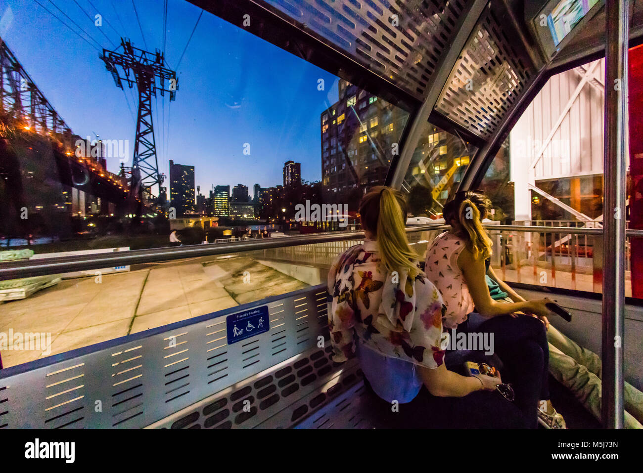 Roosevelt Island Tramway Manhattan New York, New York, USA Stockfoto