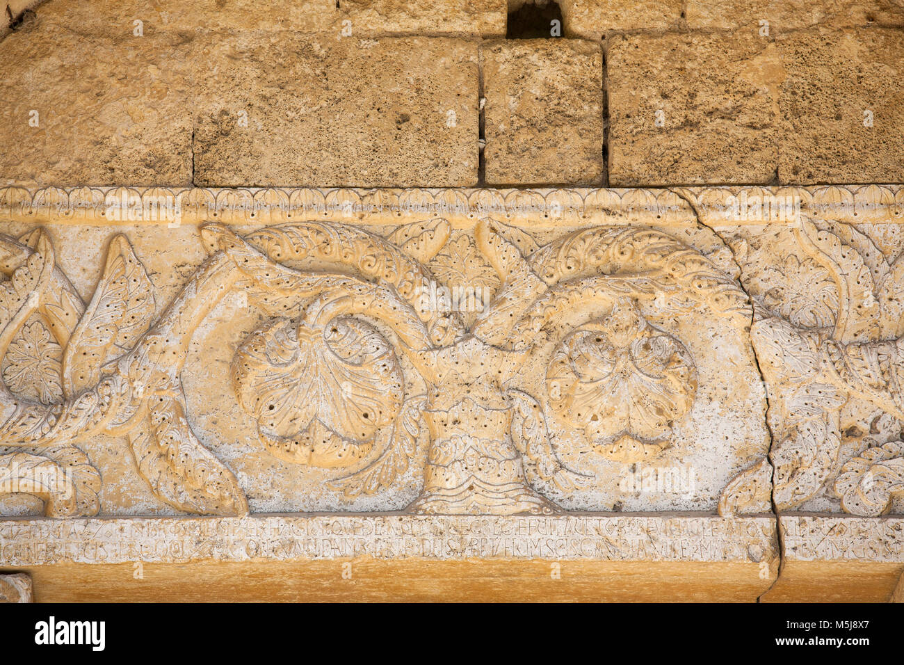 St. Antimo Kloster, Provinz Siena, Toskana, Italien, Europa Stockfoto