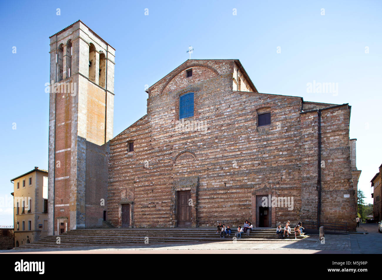 Kathedrale Santa Maria Assunta, Piazza Grande, Montepulciano, Toskana, Italien, Europa Stockfoto