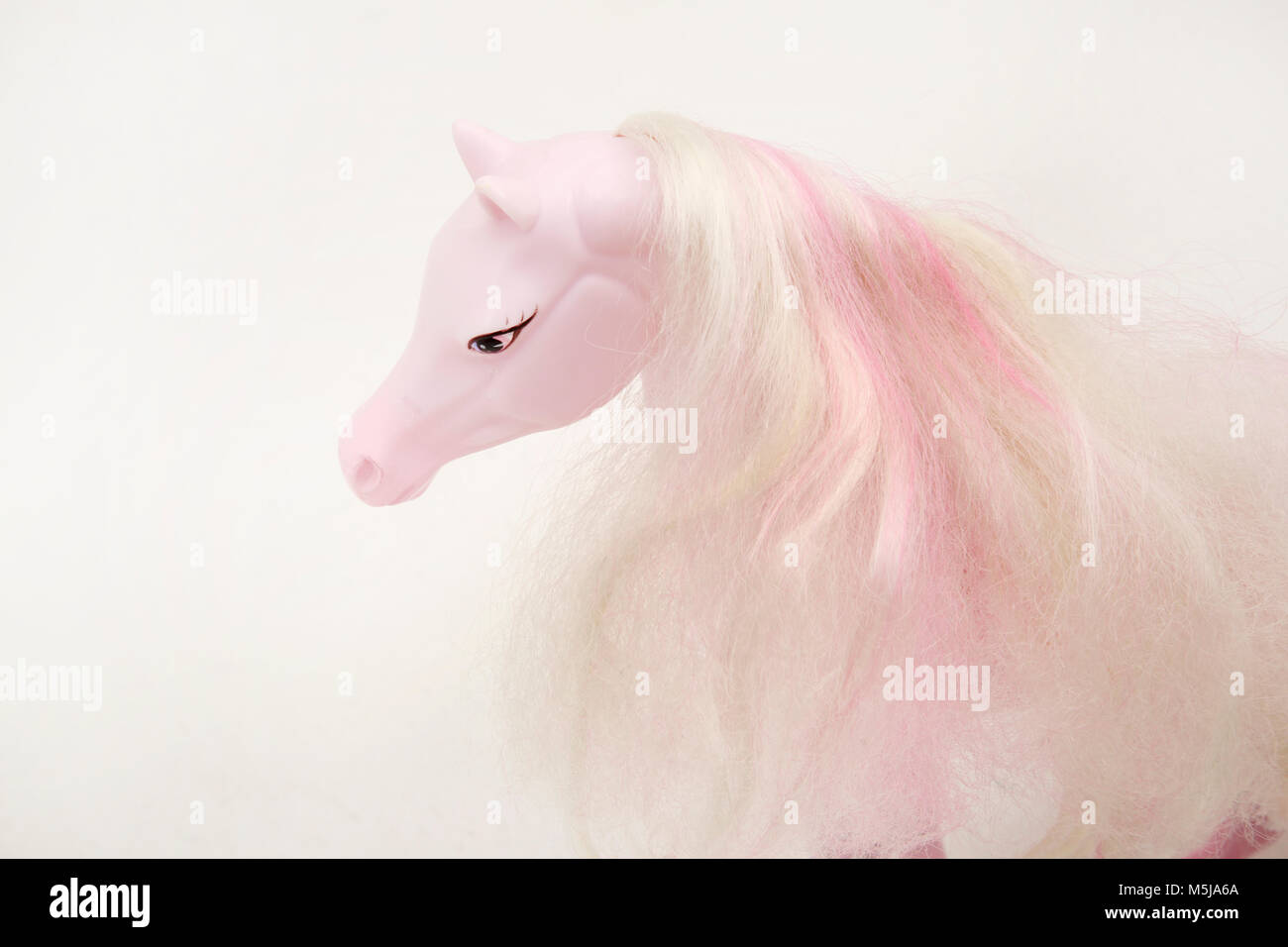 Von Pink Barbie Pferd Mattel Spielzeug Stockfoto