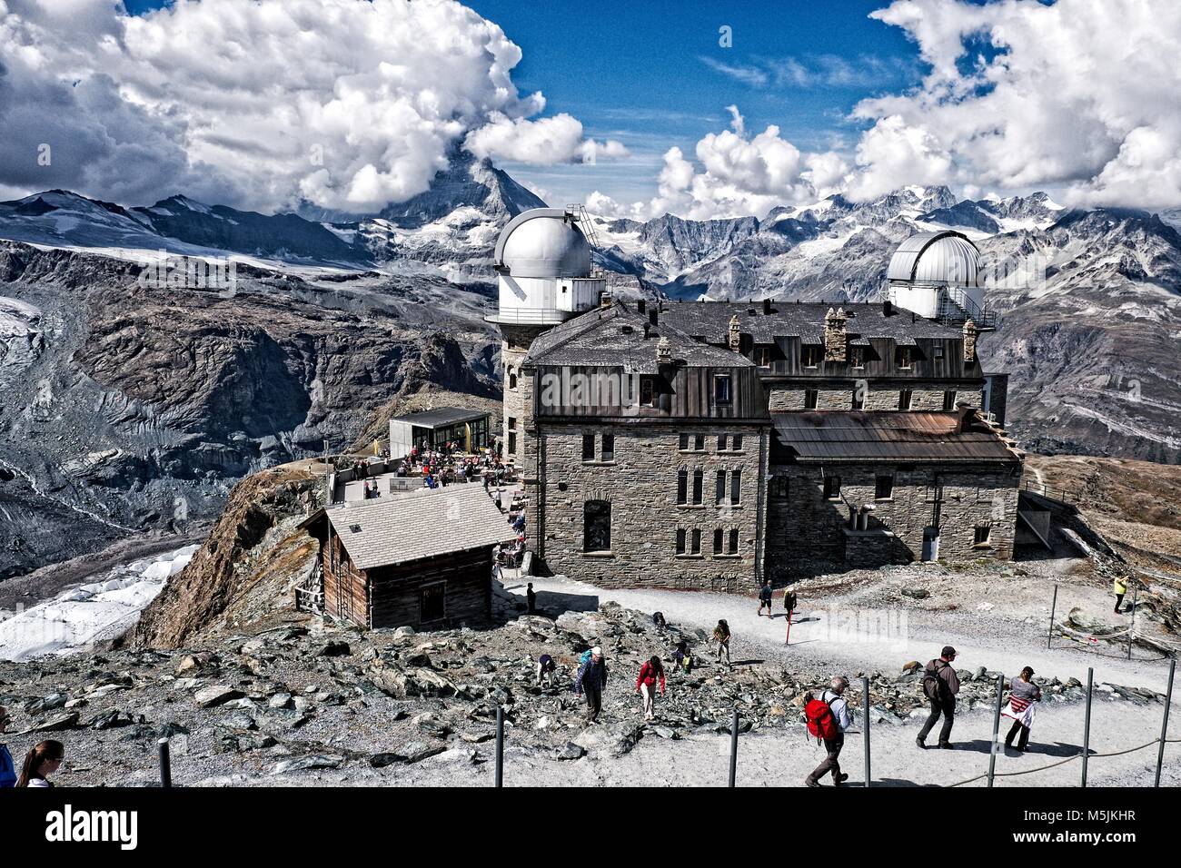 Gornergrat Visitors Center, Hotel und Informationsstelle ist an der