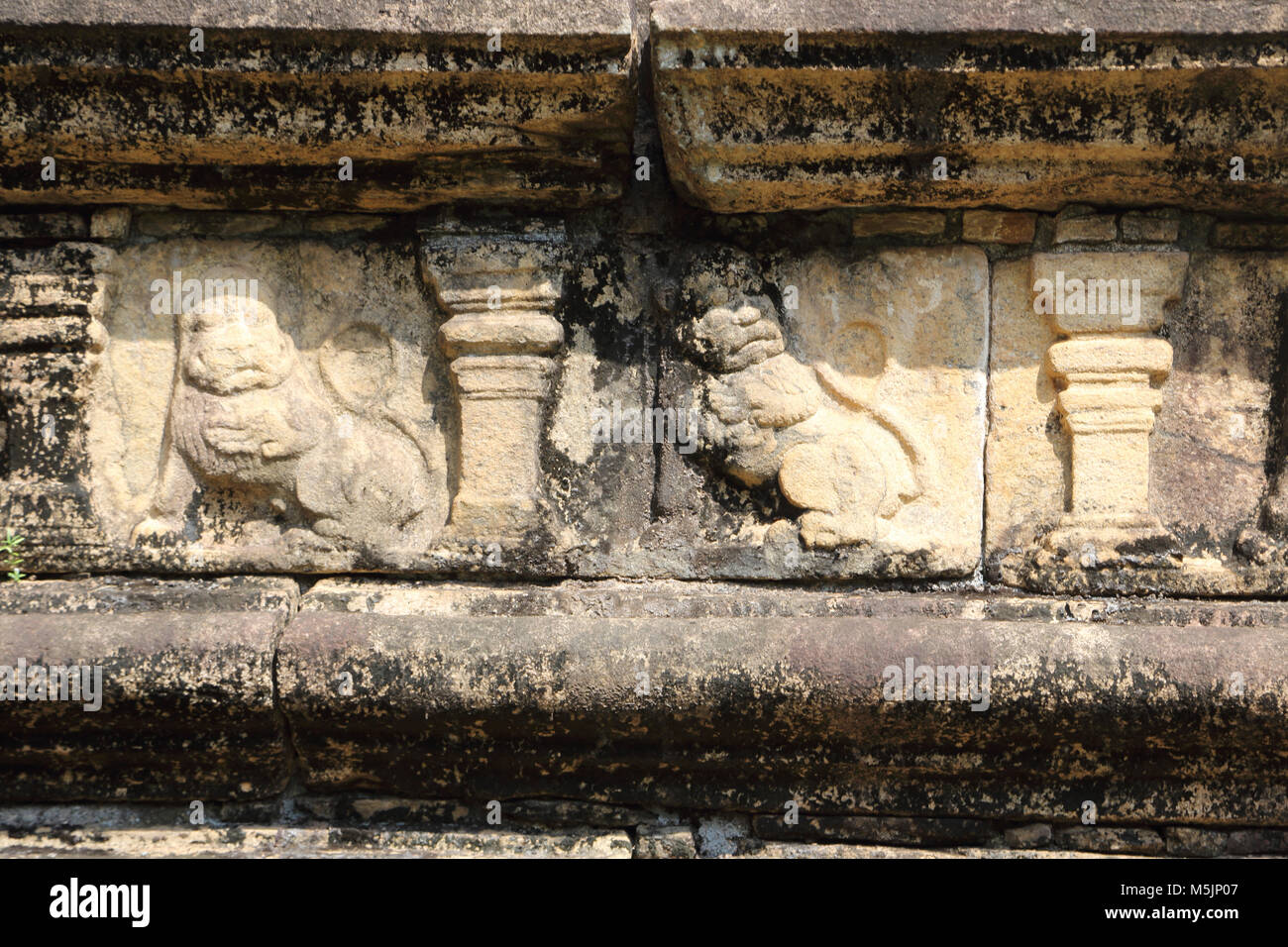 Polonnaruwa North Central Provinz Sri Lanka King's Rat Kammer Stockfoto
