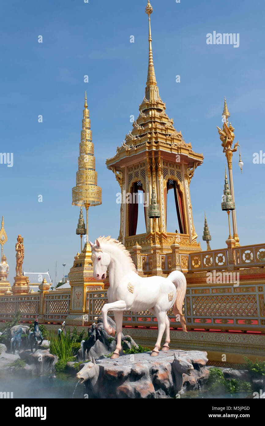 Royal Krematorium für König Bhumibol Adulyadej, Bangkok, Thailand Stockfoto