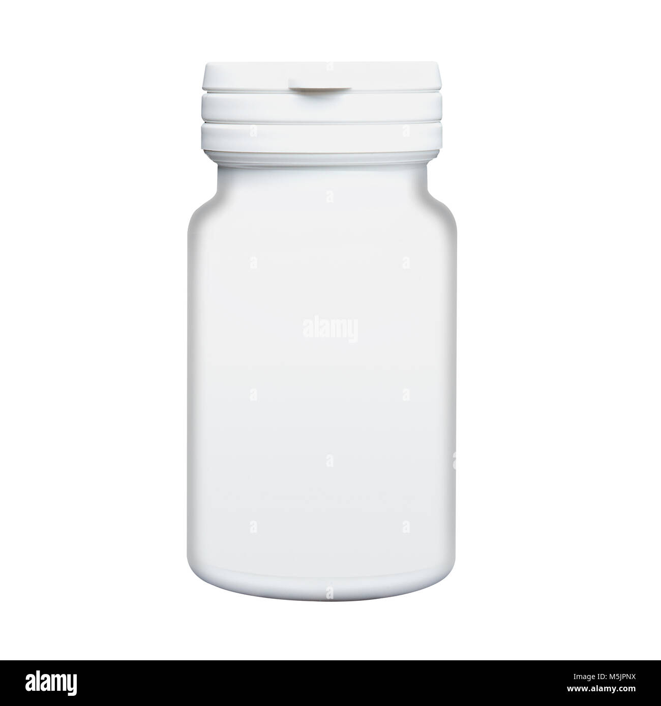 Weiß Medizin Flasche Stockfoto