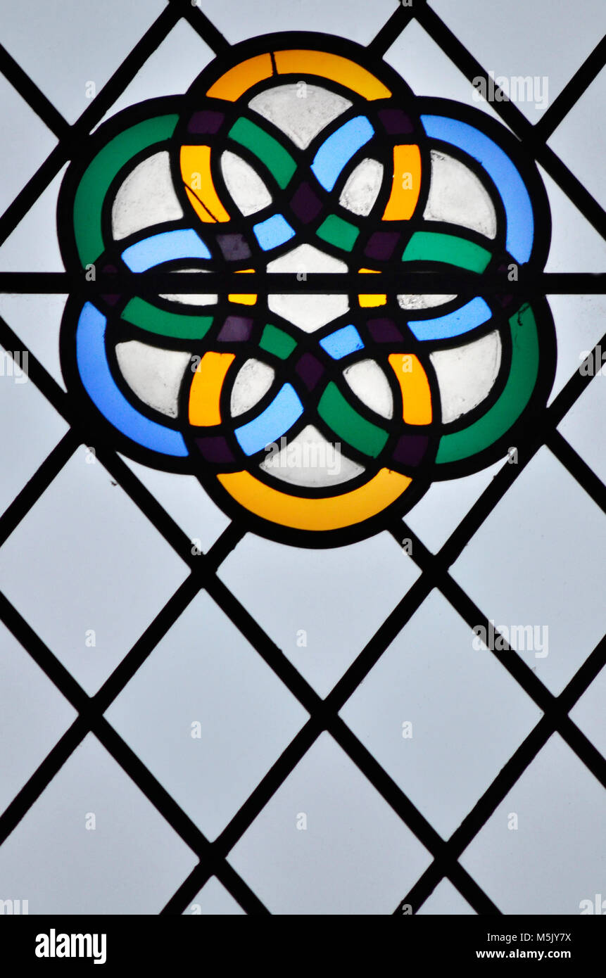 Fenster stainglass blythburgh Kirche blythburgh Suffolk England Großbritannien Stockfoto