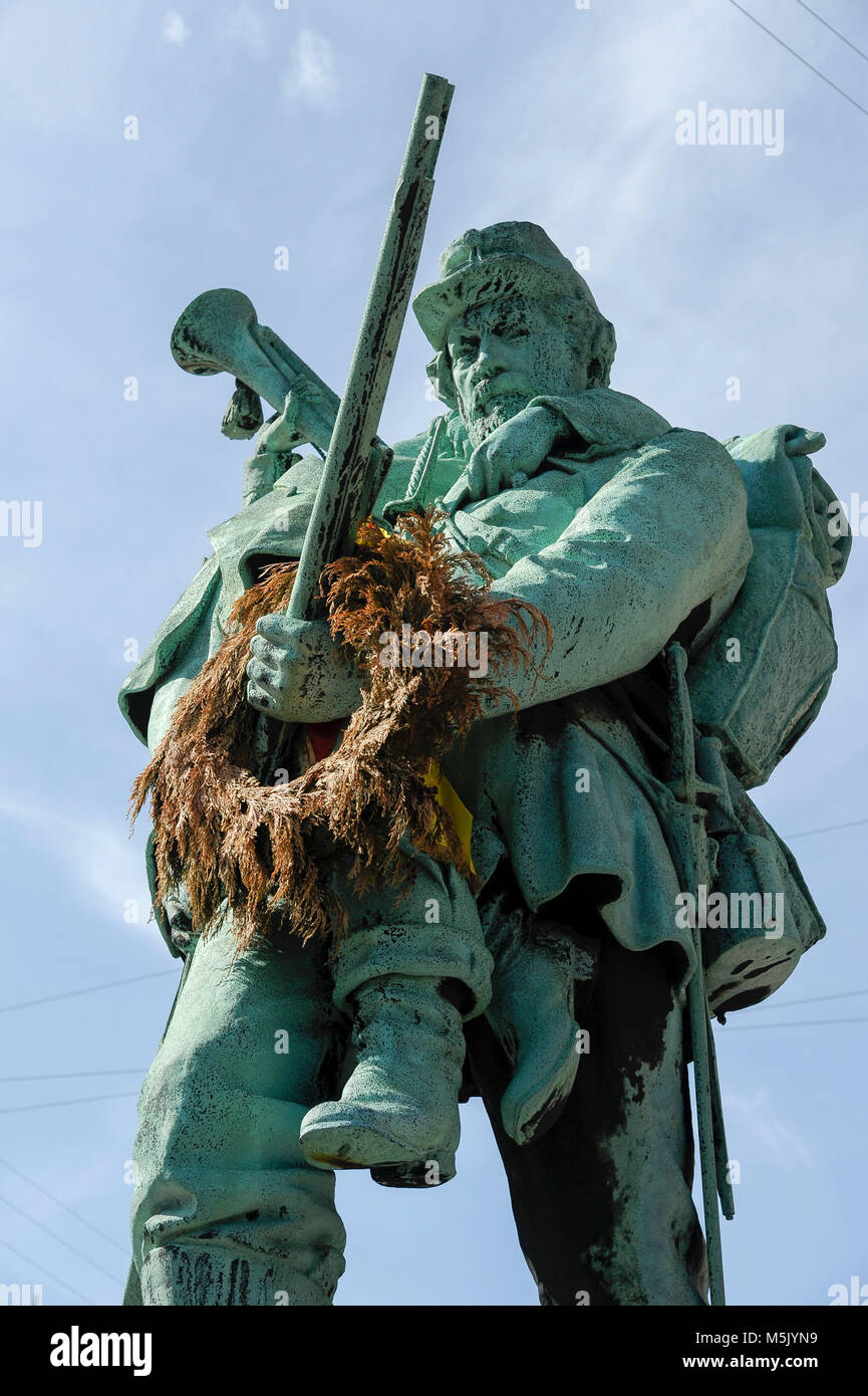 Gedenktag der Ersten und Zweiten Schleswig Kriege auf Radhuspladsen (Rathausplatz) in Kopenhagen, Dänemark. 6. August 2015 © wojciech Strozyk/Alamy Sto Stockfoto