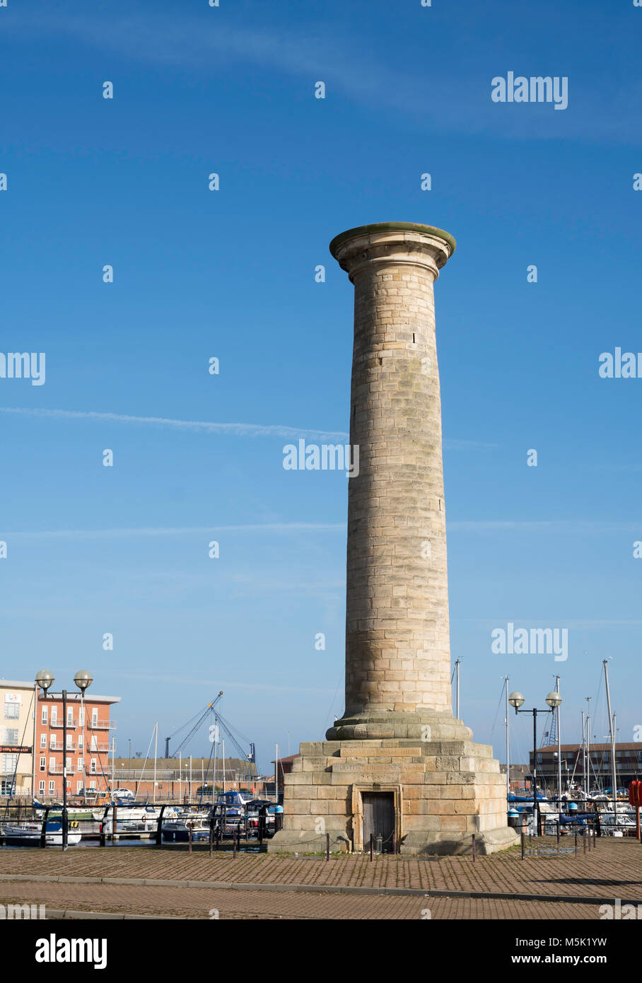 Seaton High Light Memorial, Jacksons Landung, Hartlepool, Cleveland, England, Großbritannien Stockfoto