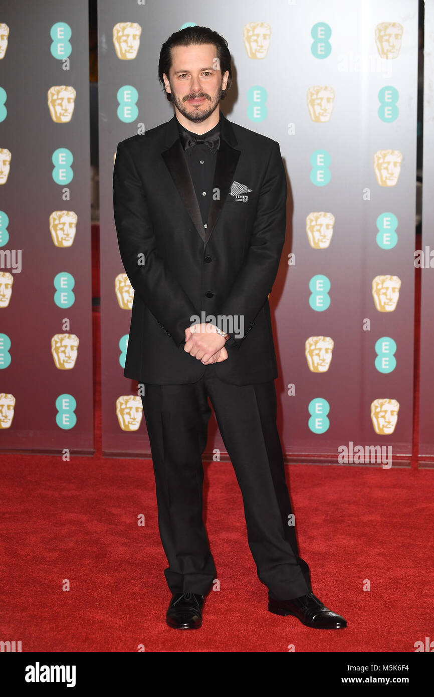 Edgar Wright besucht die EE British Academy Film Awards (BAFTA) in der Royal Albert Hall in London. 18. Februar 2018 © Paul Treadway Stockfoto