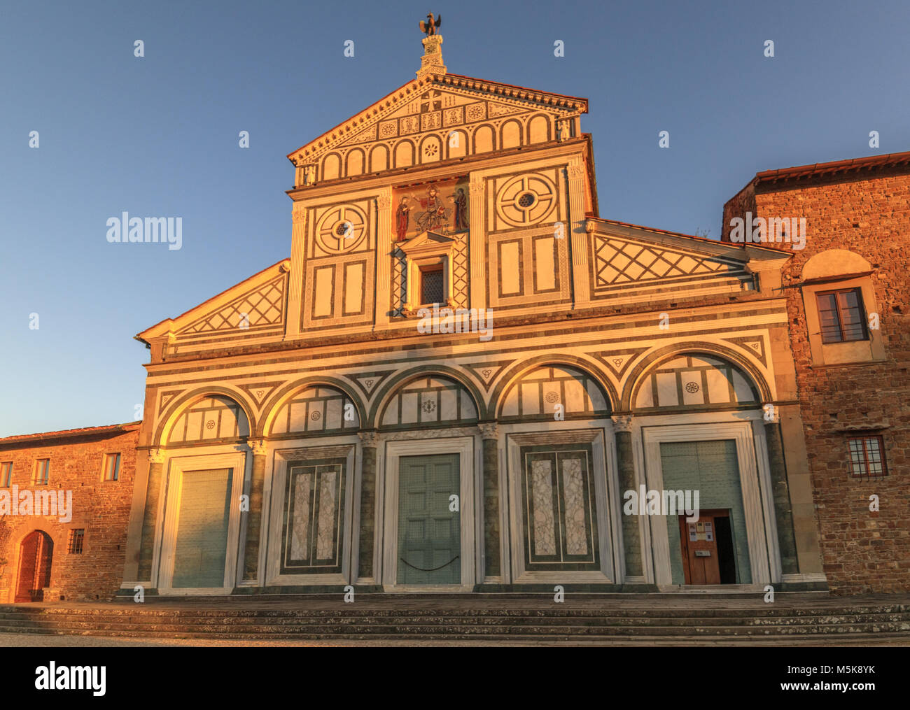 San Miniato al Monte Abbey Stockfoto