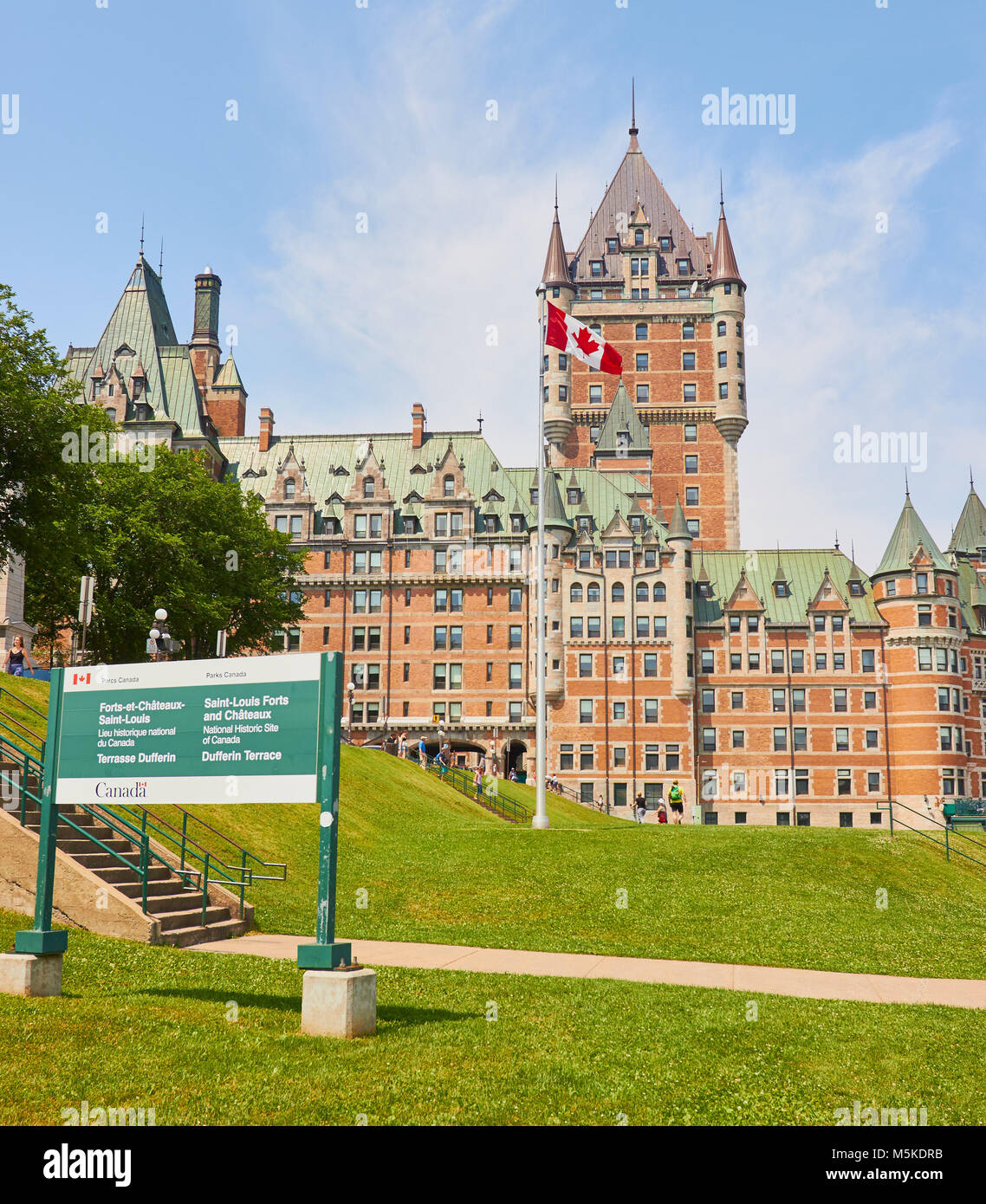Chateau Frontenac (1893), Quebec City, Provinz Quebec, Kanada. Fünf Sterne Chateau Frontenac ist einer von Kanada's Grand railway Hotels Stockfoto Chateau Frontenac (1893), Quebec City, Provinz Quebec, Kanada. Fünf Sterne Chateau Frontenac ist einer von Kanada's Grand railway Hotels Stockfoto