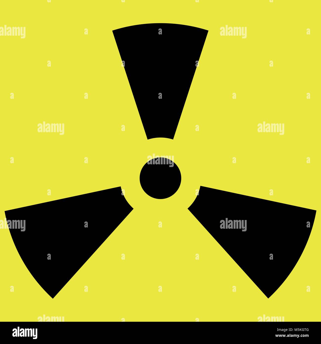 Symbol "Radioaktivität - Vektor Stock Vektor