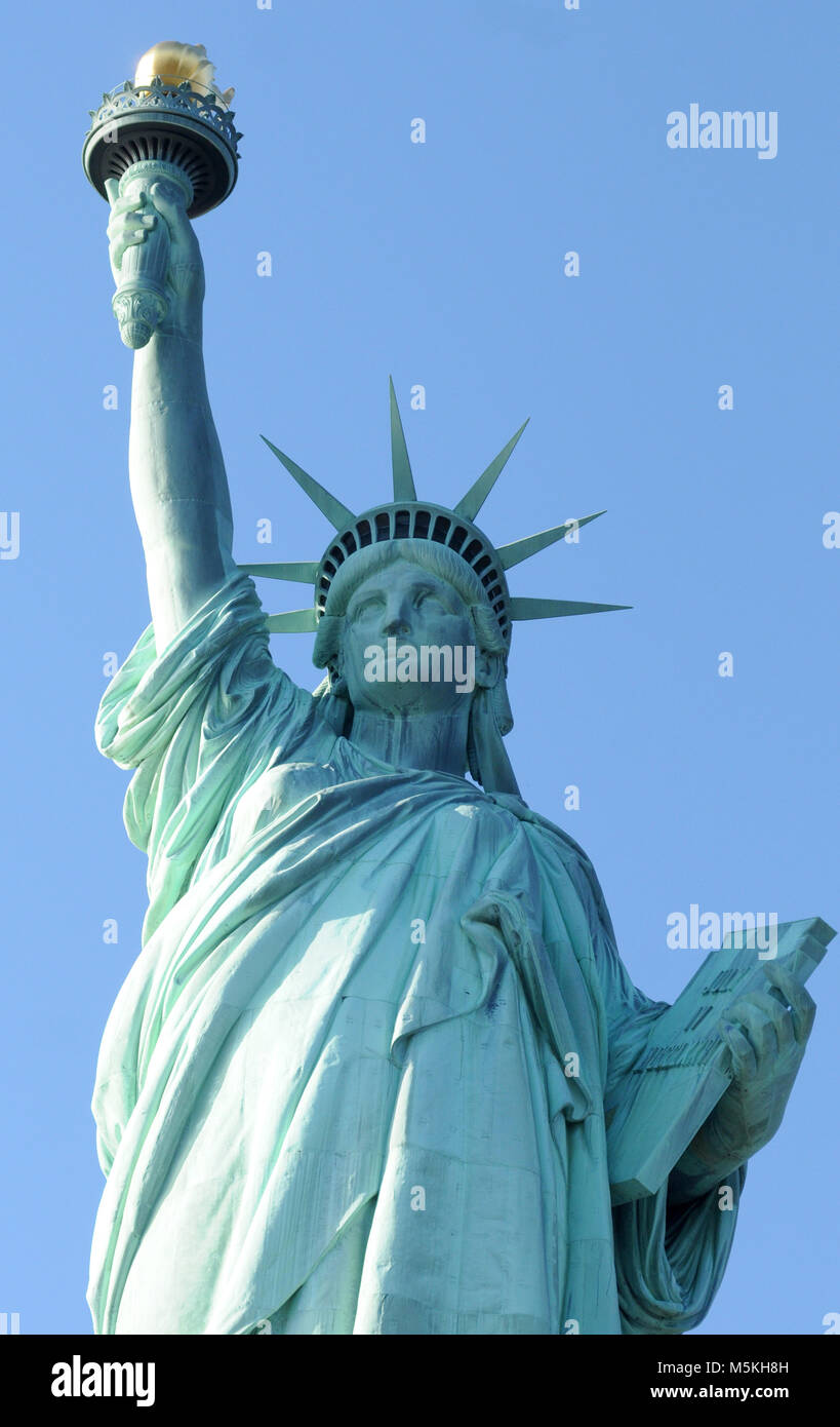 Freiheitsstatue, New York City, NY, USA. Stockfoto