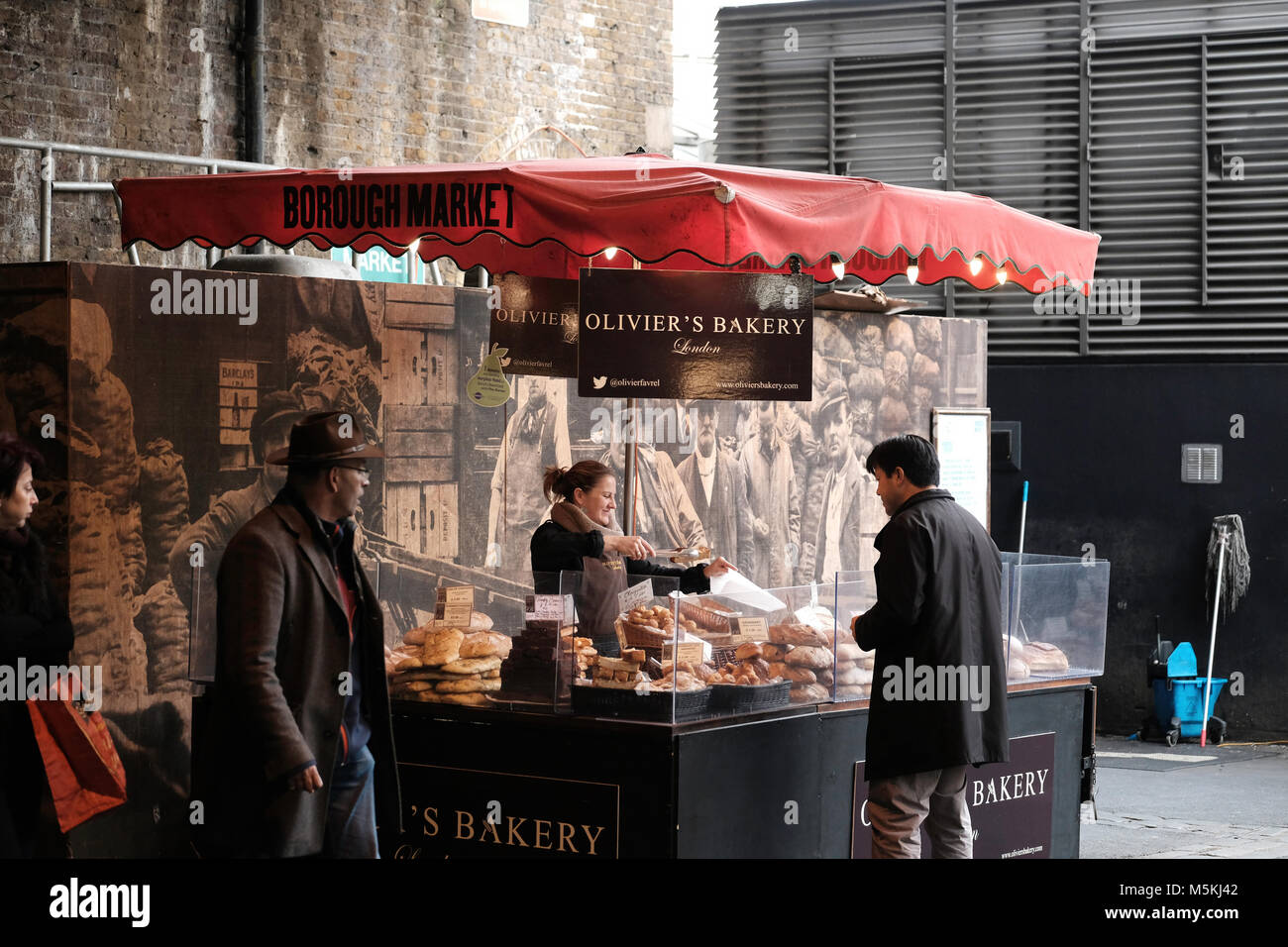 Borough Market, London, Vereinigtes Königreich Stockfoto