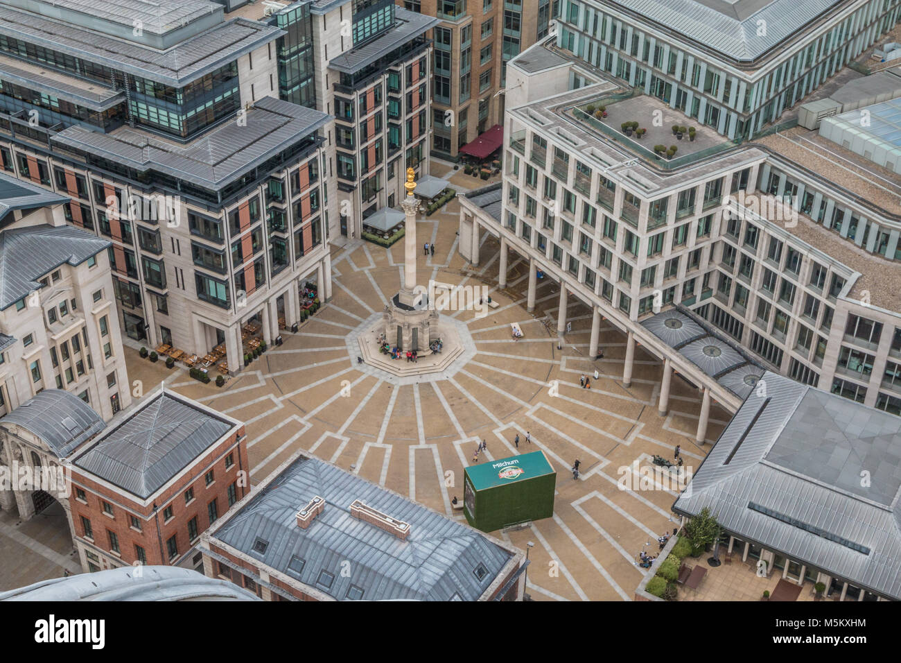 Paternoster Square in London Stockfoto