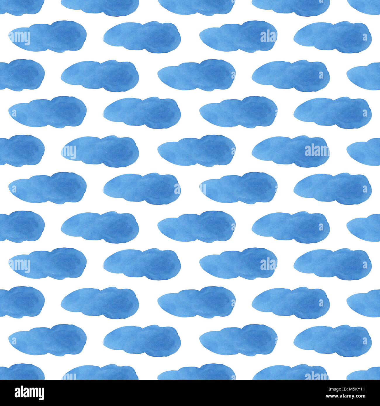 Hand gemalte Aquarell Flecken. Nahtlose Muster. Stockfoto