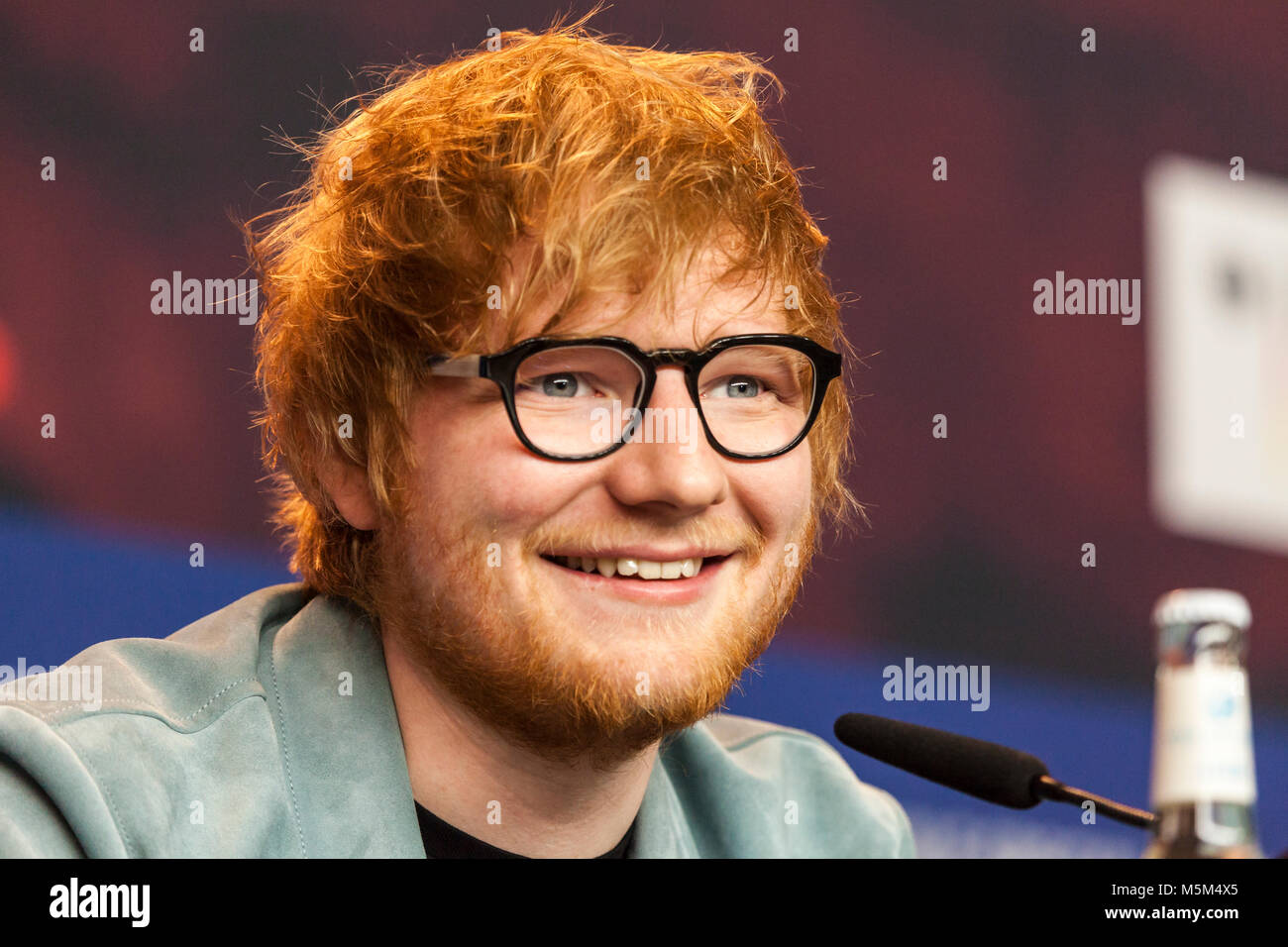 Ed Sheeran an der pressconference ongwriter' am 68. Filmfestival Berlinale am 23. Februar in Berlin Grand Hyatt Hotel Stockfoto