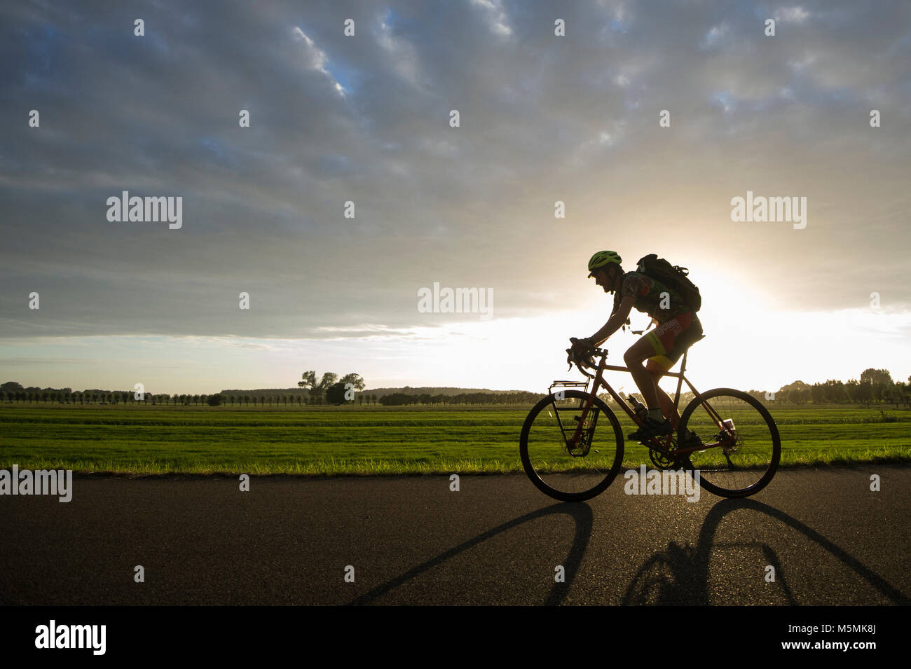 Die Niederlande. Utrecht. 01-07-2017. Niederländische Meisterschaft bike Courier. Stockfoto