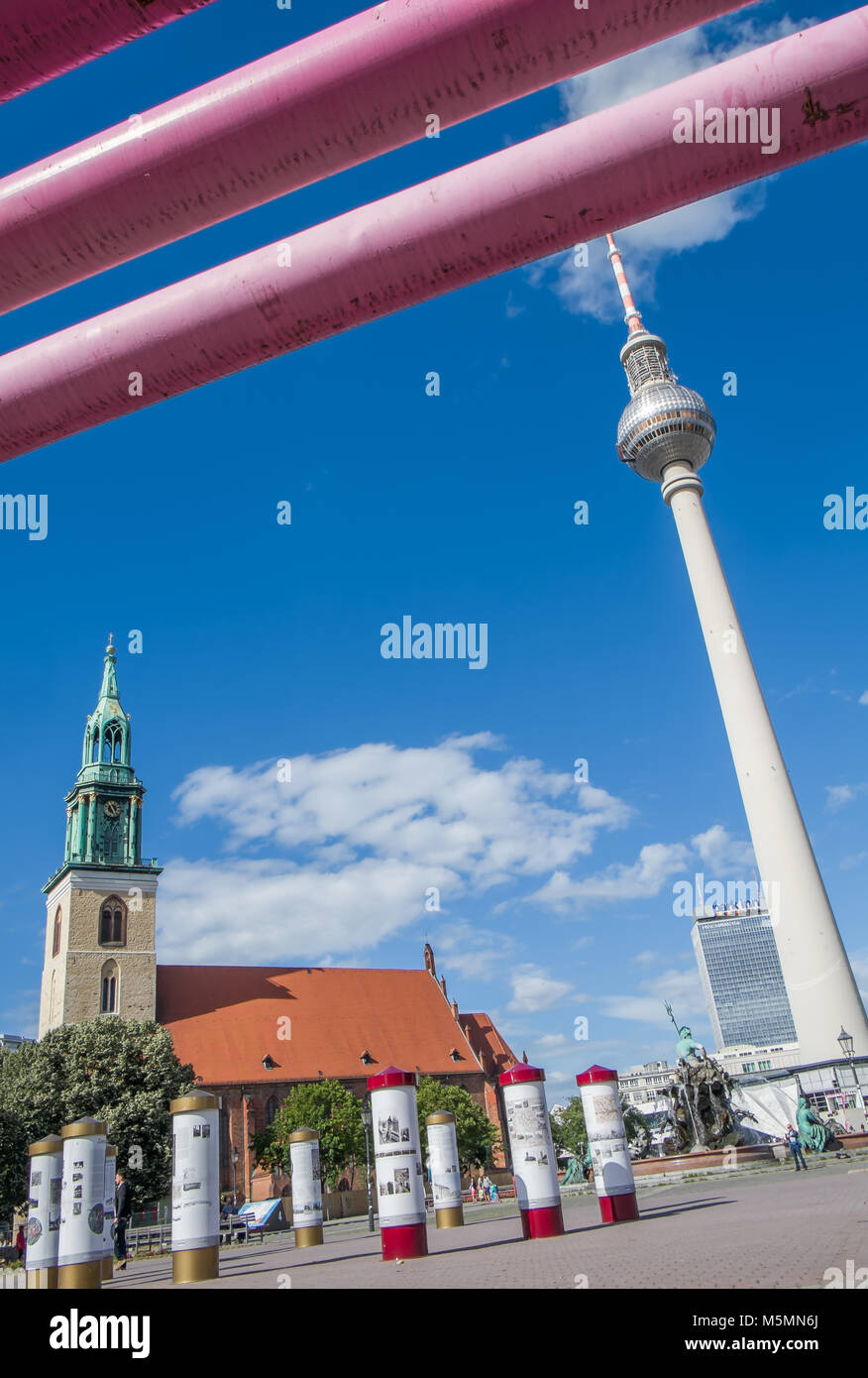 Alexander Plaza, Berlin, Deutschland Stockfoto