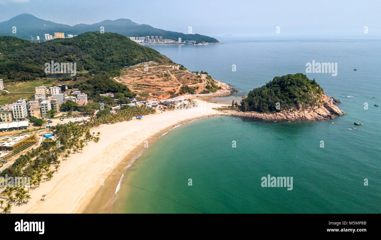 Luftaufnahme Strand Landschaft Stockfoto