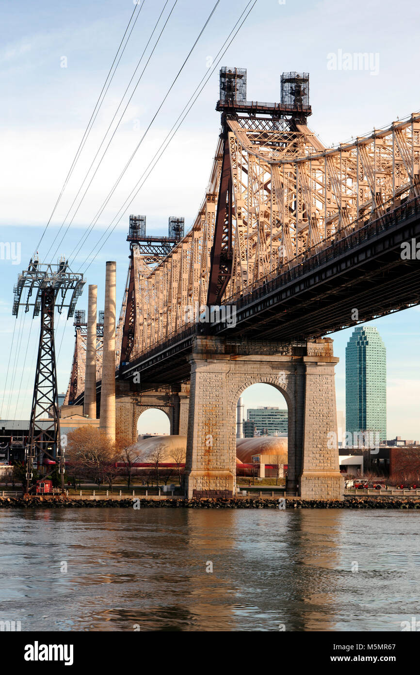 Queensborough Bridge in NEW YORK. Stockfoto