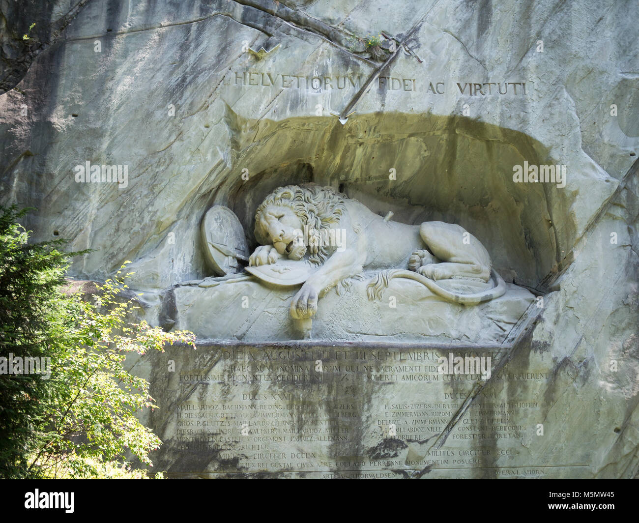 Lion Monument detail Stockfoto