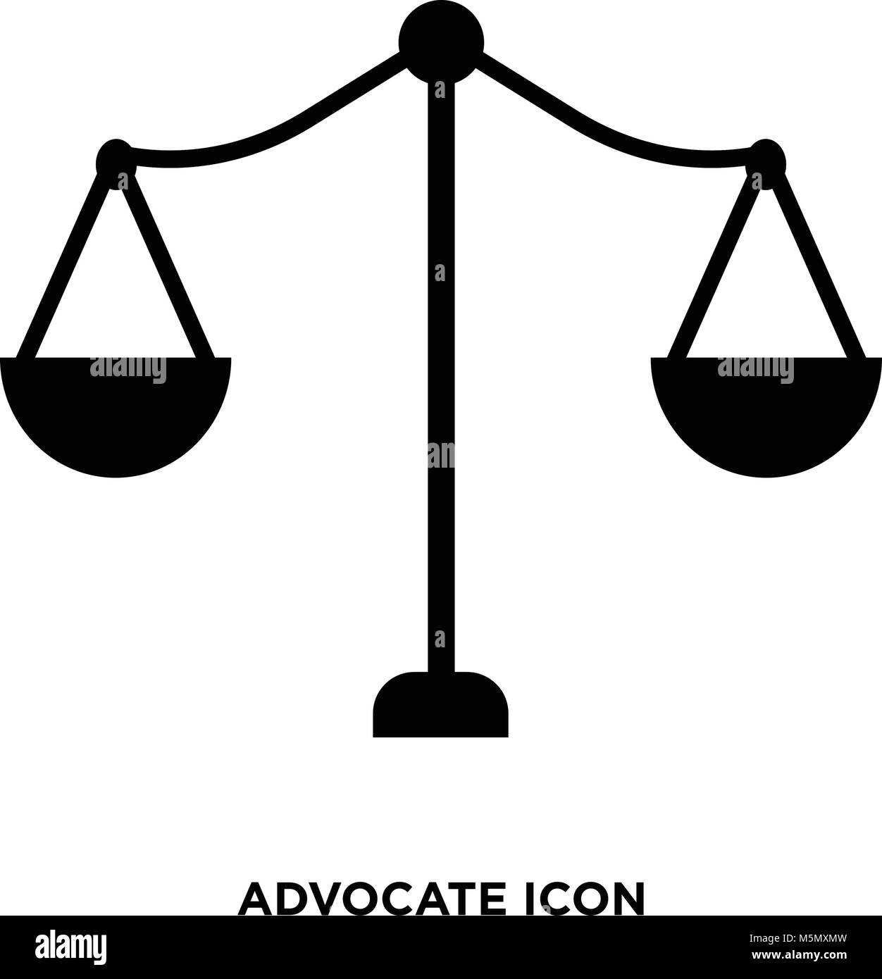 Advocate Symbol Vektor Stock Vektor