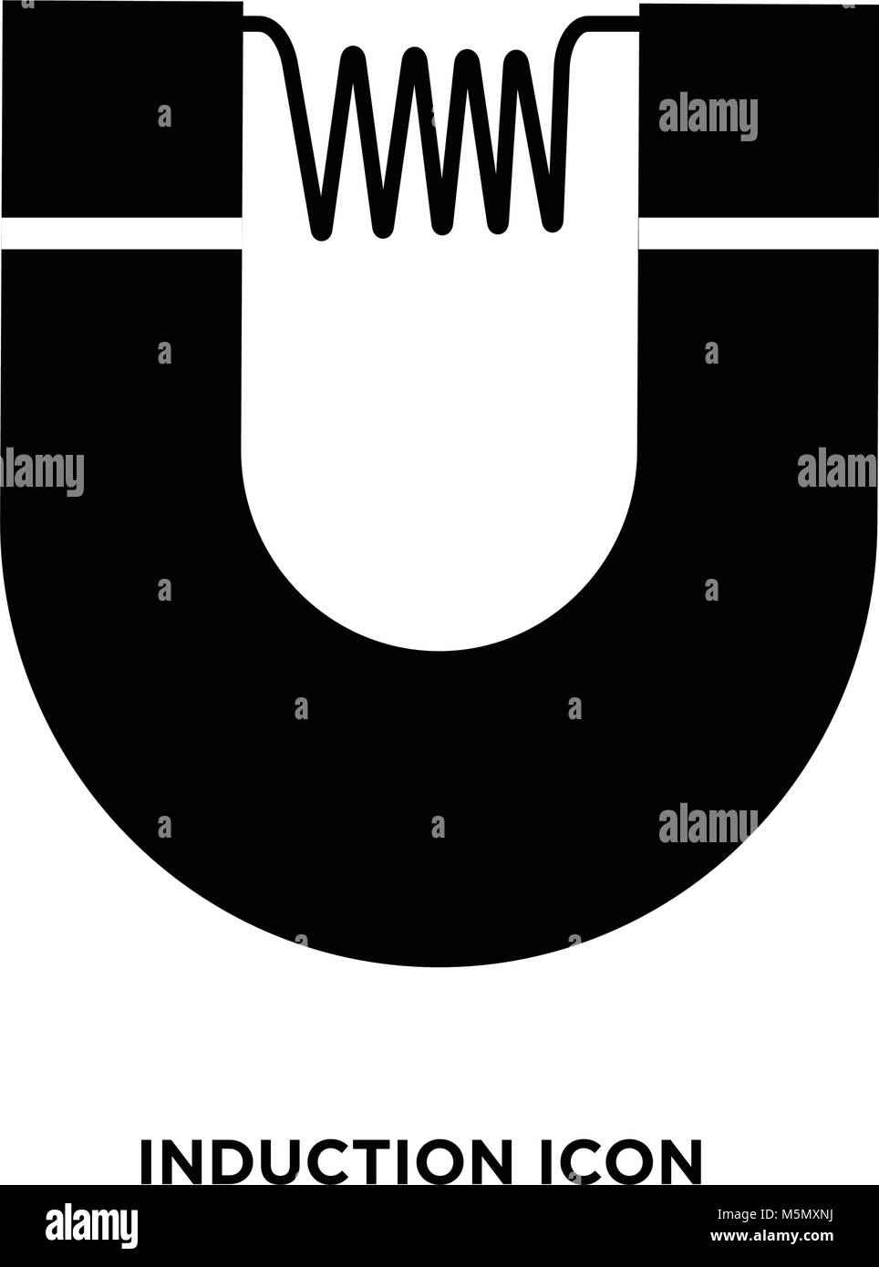 Induktion Symbol Vektor Stock Vektor