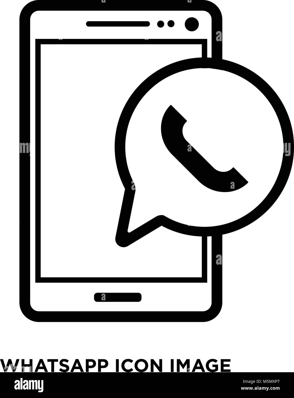 Whatsapp Logo Symbol Schwarzweiss Stockfotos Und Bilder Alamy
