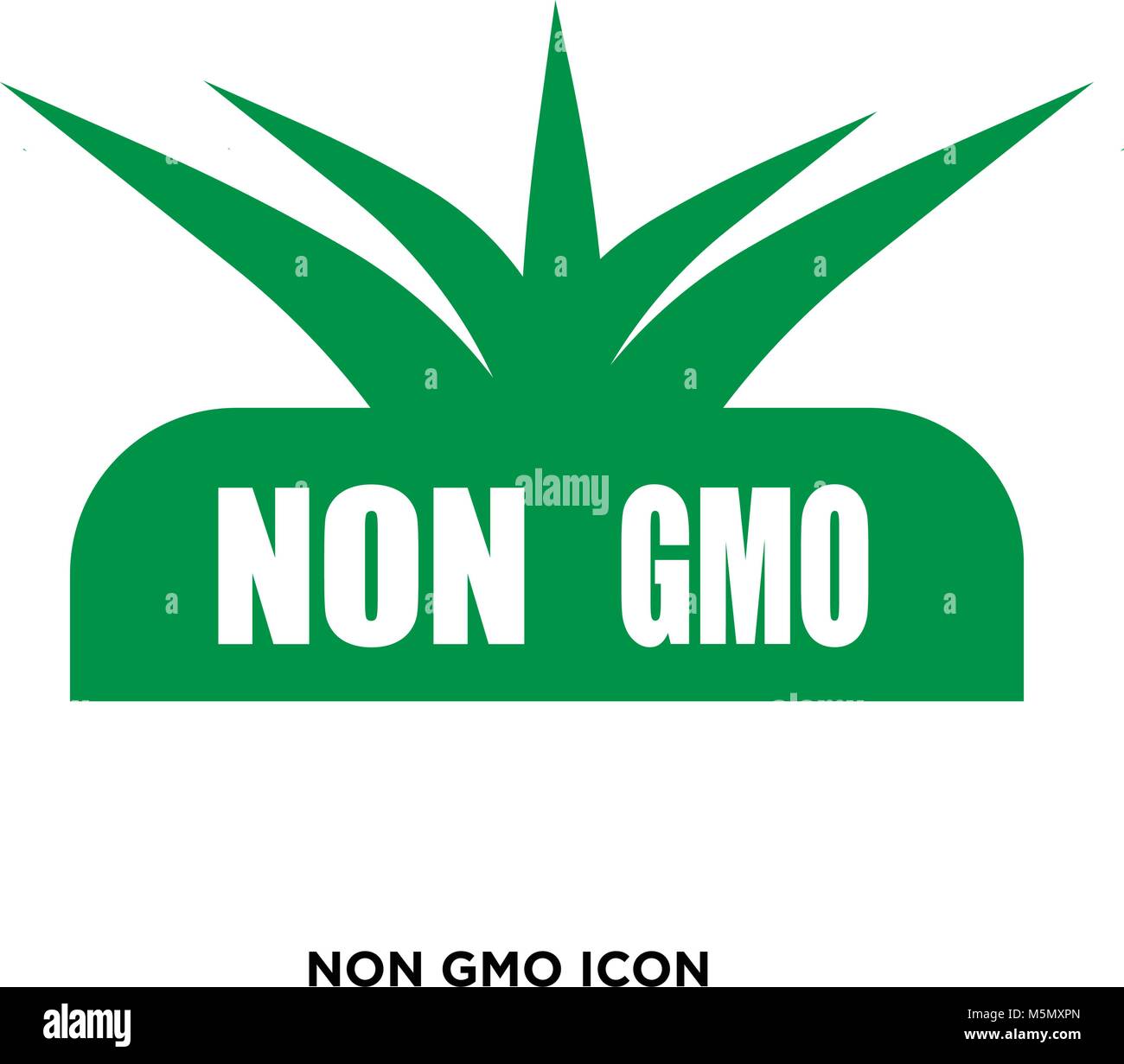 Nicht GVO-Symbol Stock Vektor