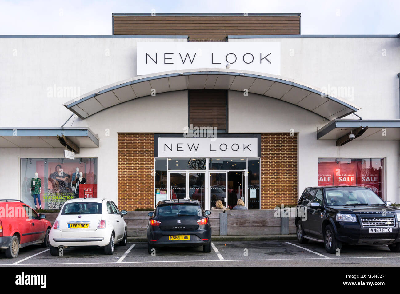 Zweig der Neuen bei Westwood Cross Einkaufszentrum in Cranbrook, Kent. Stockfoto