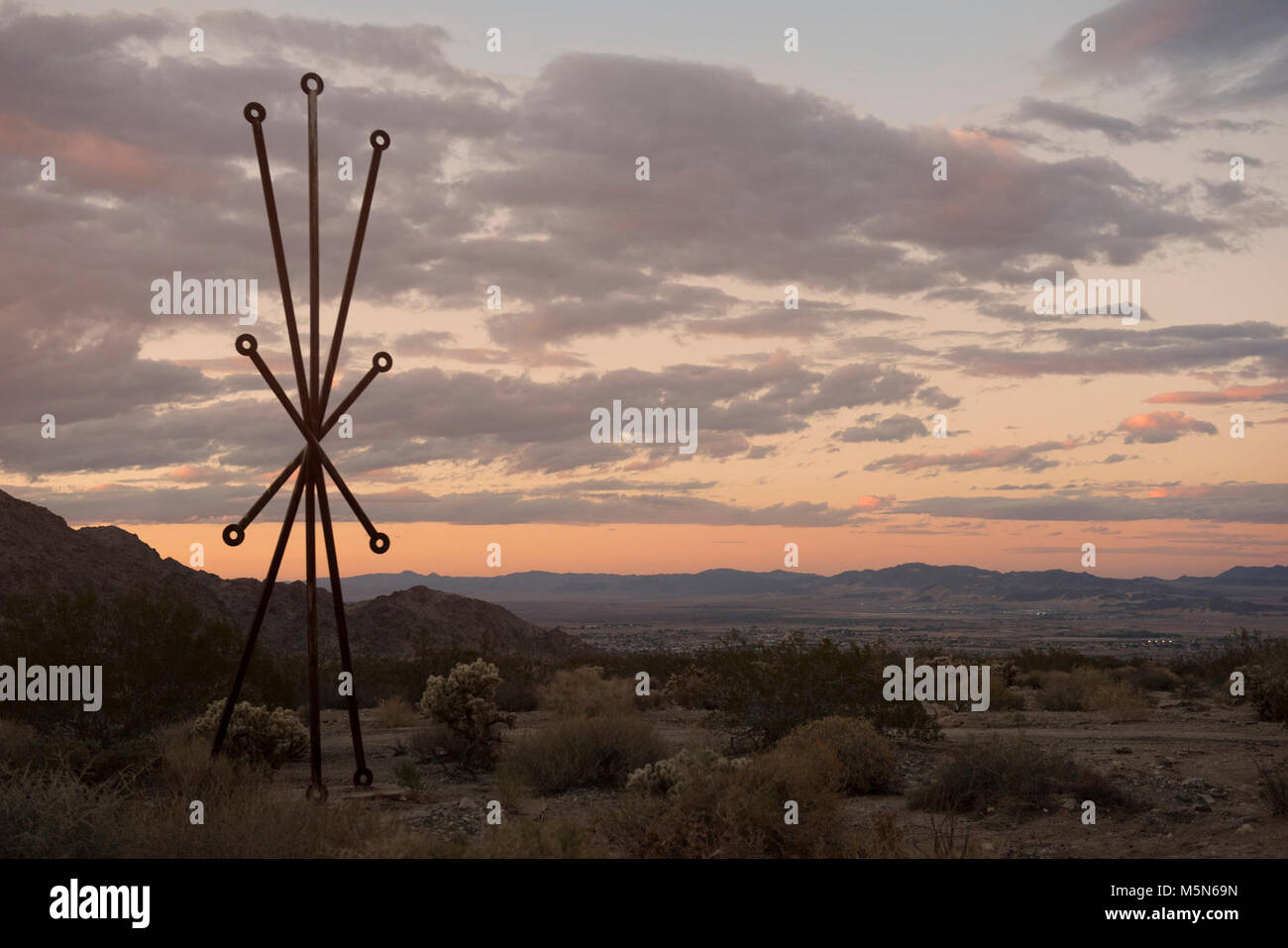 Himmel ist die Grenze. Stockfoto