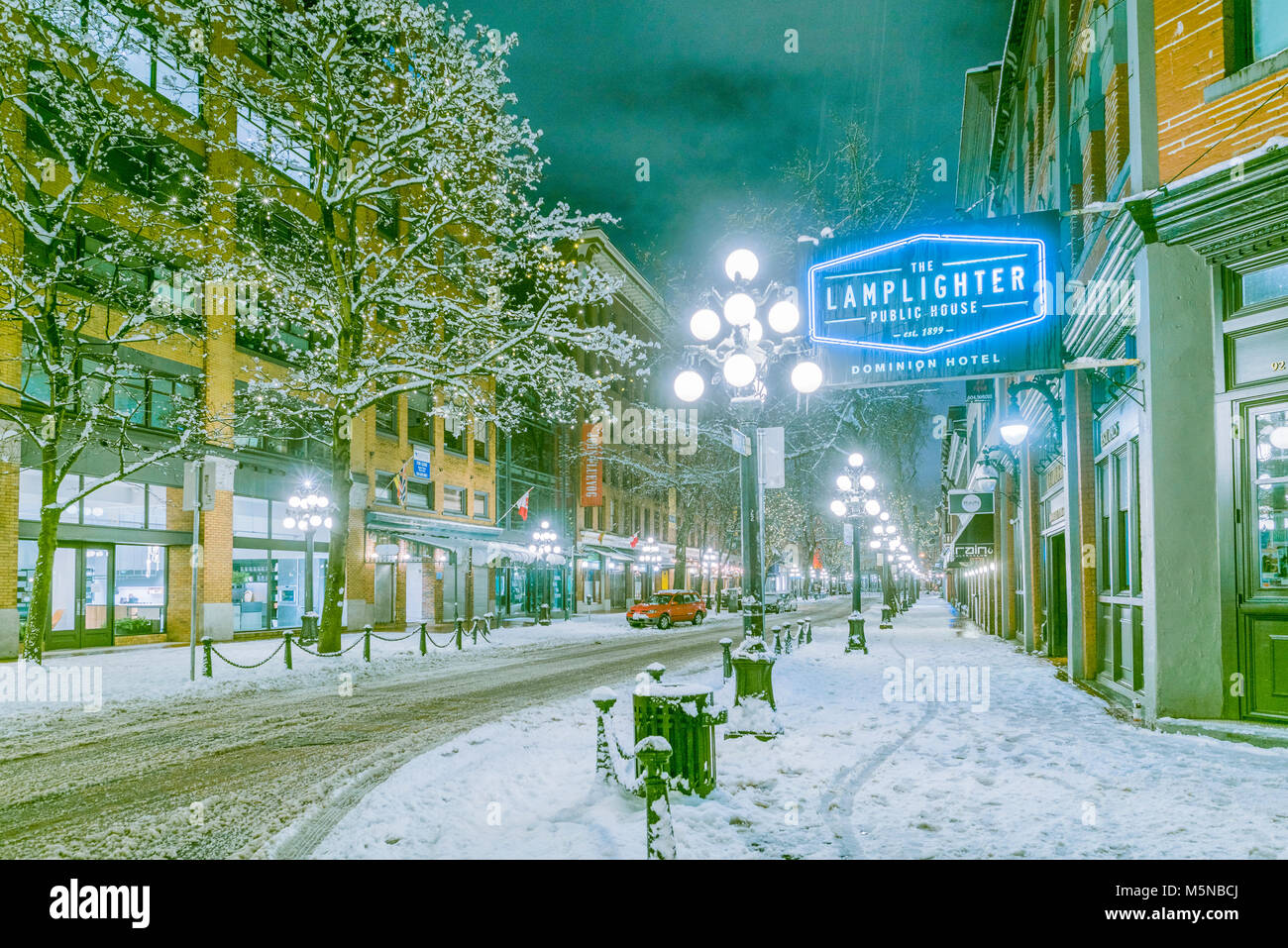 Gastown, Vancouver, Britisch-Kolumbien, Kanada. Stockfoto