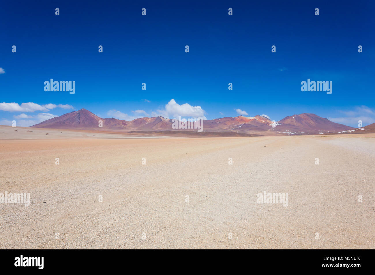 Bolivianischen Landschaft, Salvador Dali Desert View. Schöne Bolivien Stockfoto